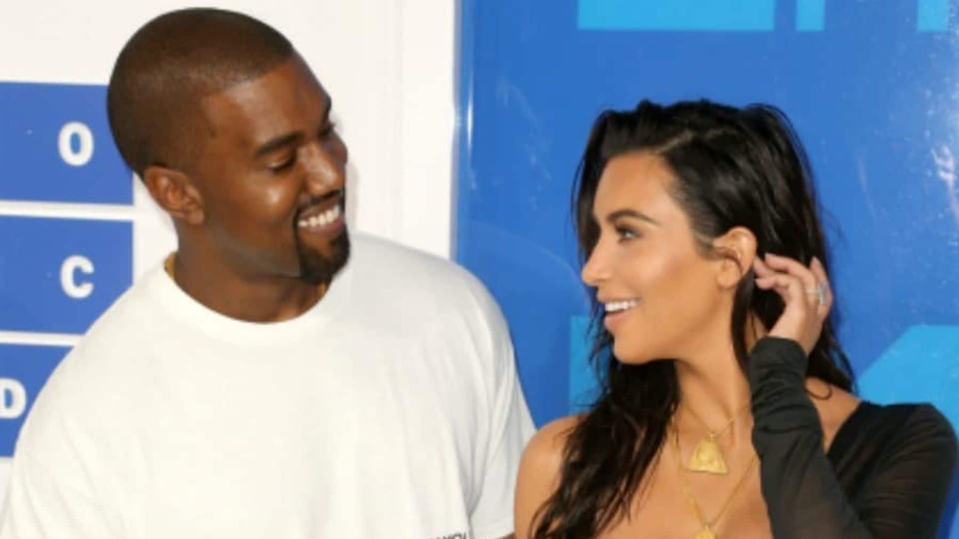 Kanye West gives wife Kim Kardashian a sweet shout out as she attends his second show in Los Angeles