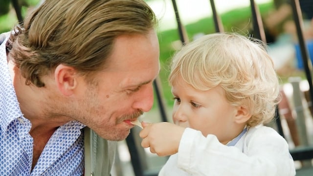 Actor Josh Lucas stole some sweets from his son Noah and our hearts at the 10th Annual Jazz Age Lawn Party Presented by St-Germain and Martini & Rossi in New York.
Photo: BFA.com