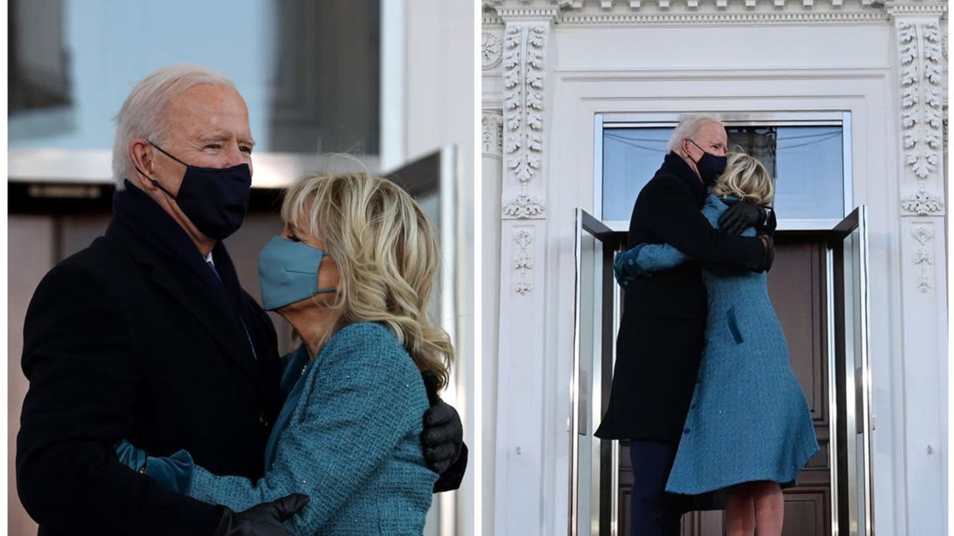 Gestures of affection from President Biden and First Lady