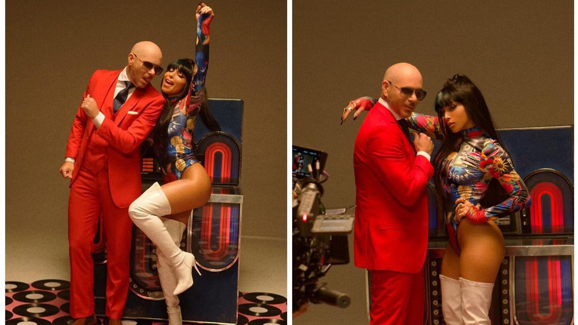 Chesca and Pitbull set the Billboard Latin Music Award stage on fire with ‘Te Quiero Baby’ performance