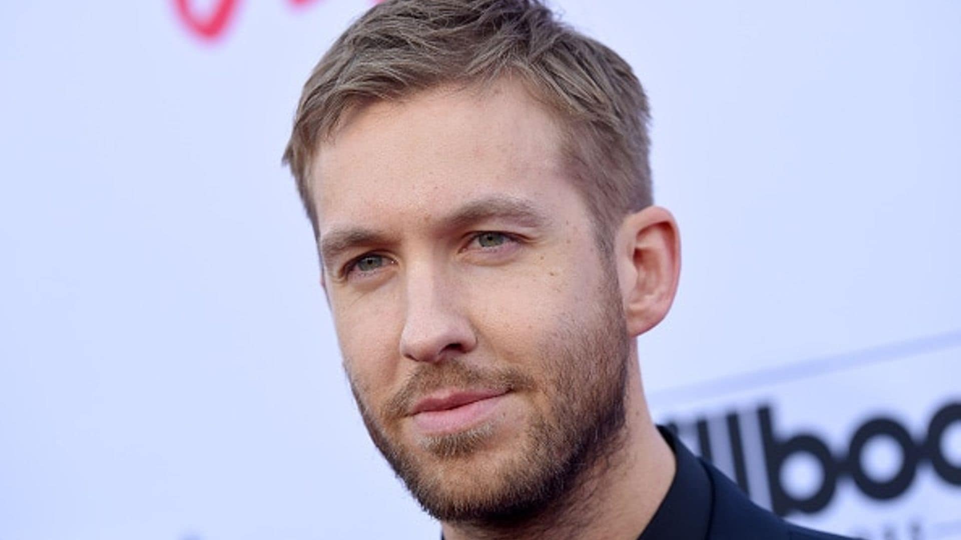 Calvin Harris goes shirtless during a workout session