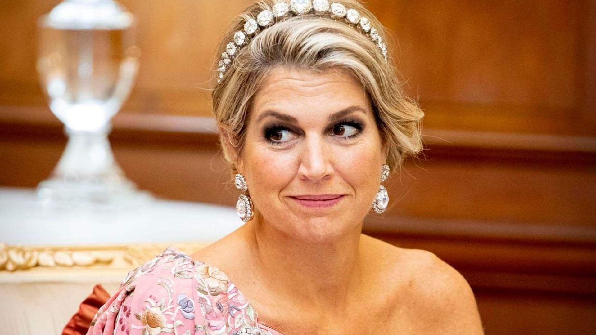 Queen Maxima wows at state banquet in India