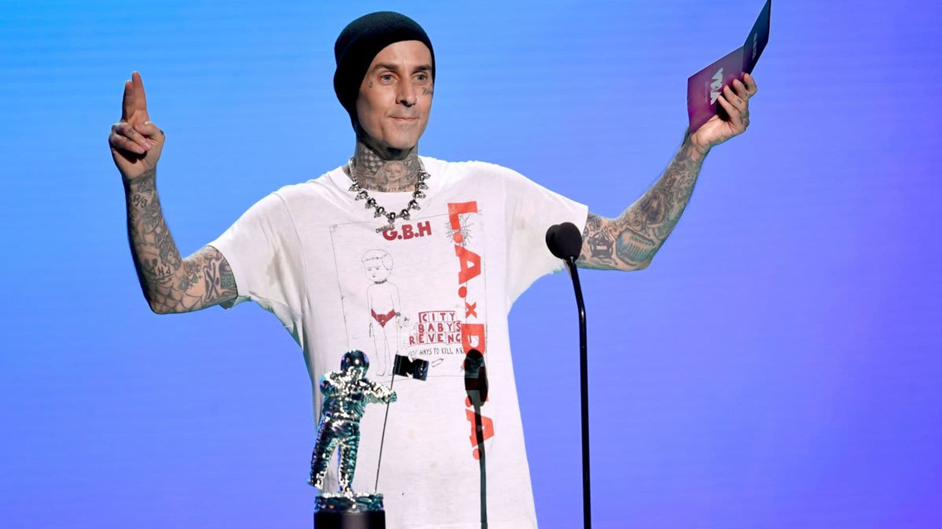 Travis Barker gushes over the love note Kourtney Kardashian wrote for him