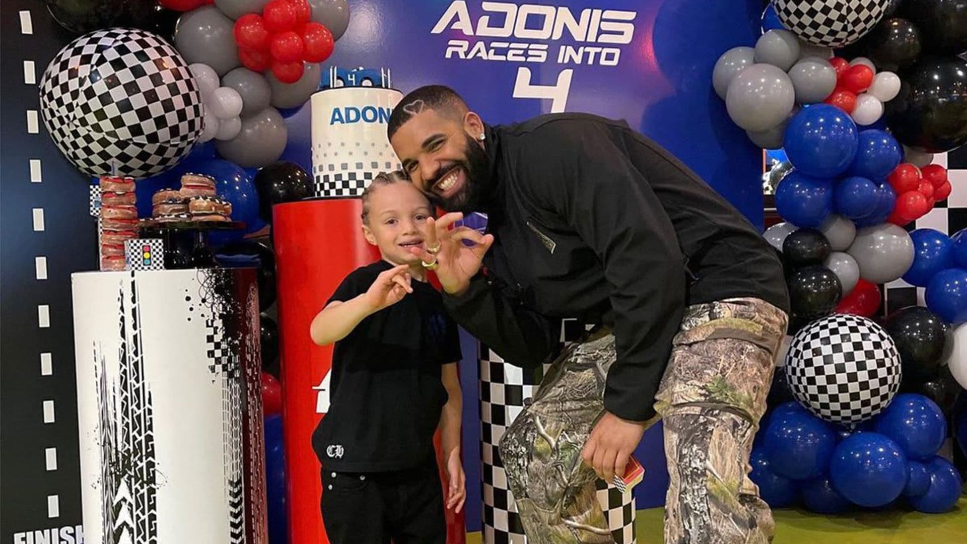 Drake celebrates son Adonis’ 4th birthday with a surprise special guest