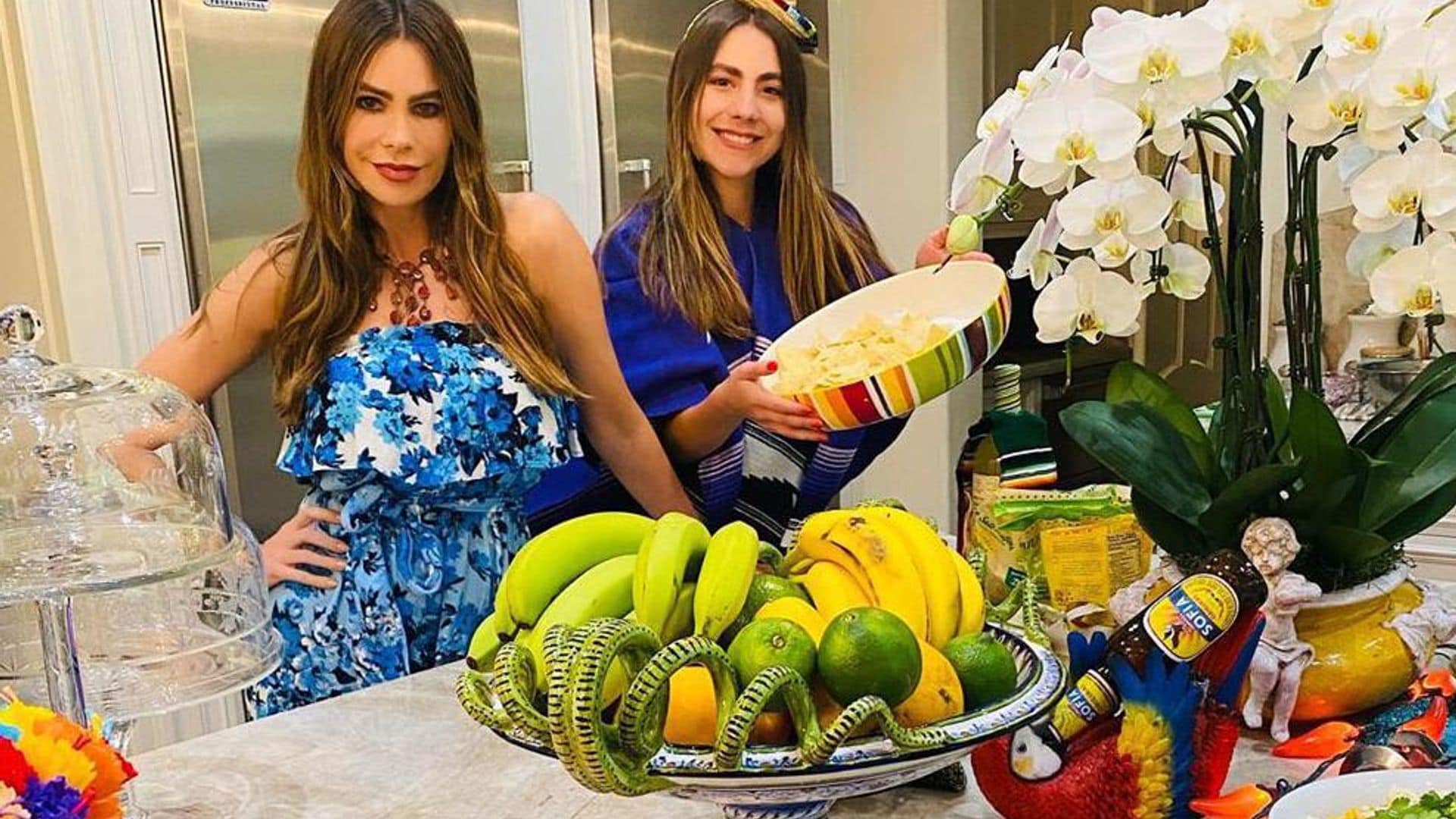 Sofia Vergara and lookalike niece Claudia celebrate Cinco de Mayo with a proper Mexican fiesta