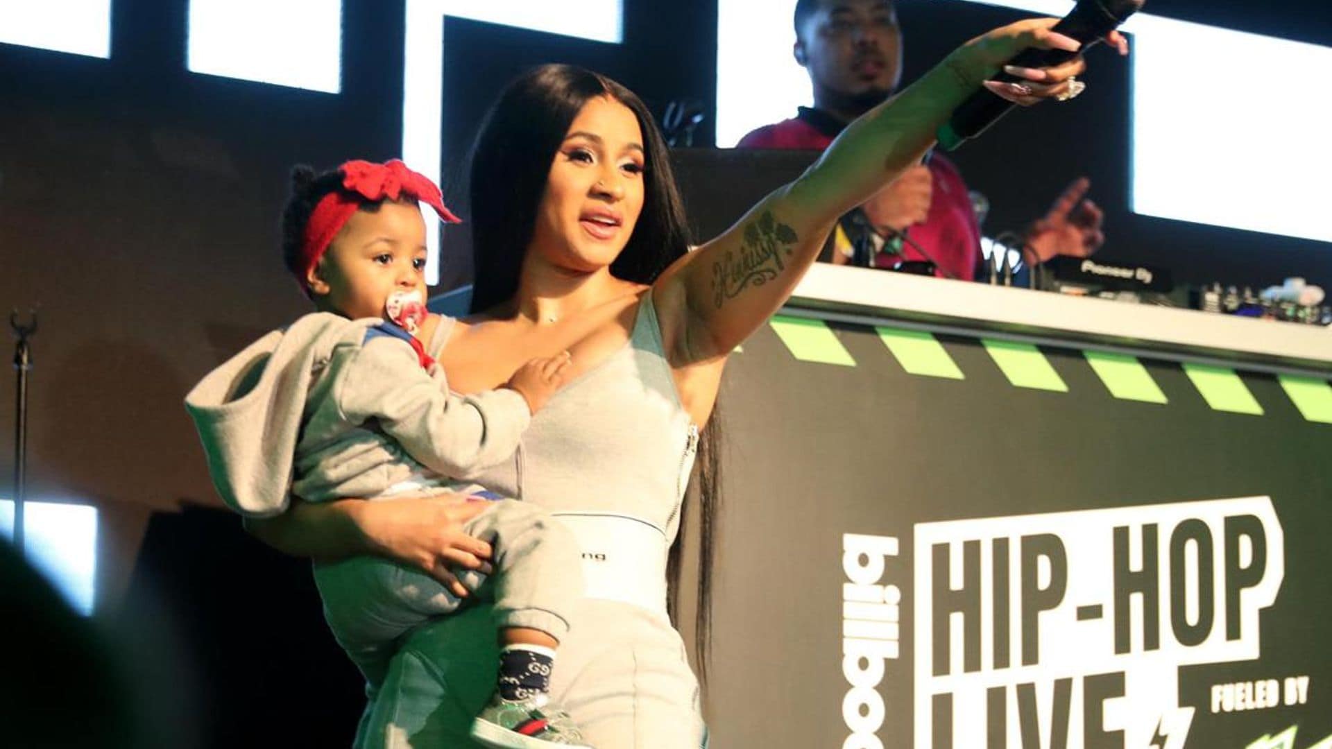 Cardi B’s daughter Kulture is the cutest in mini Ferrari race