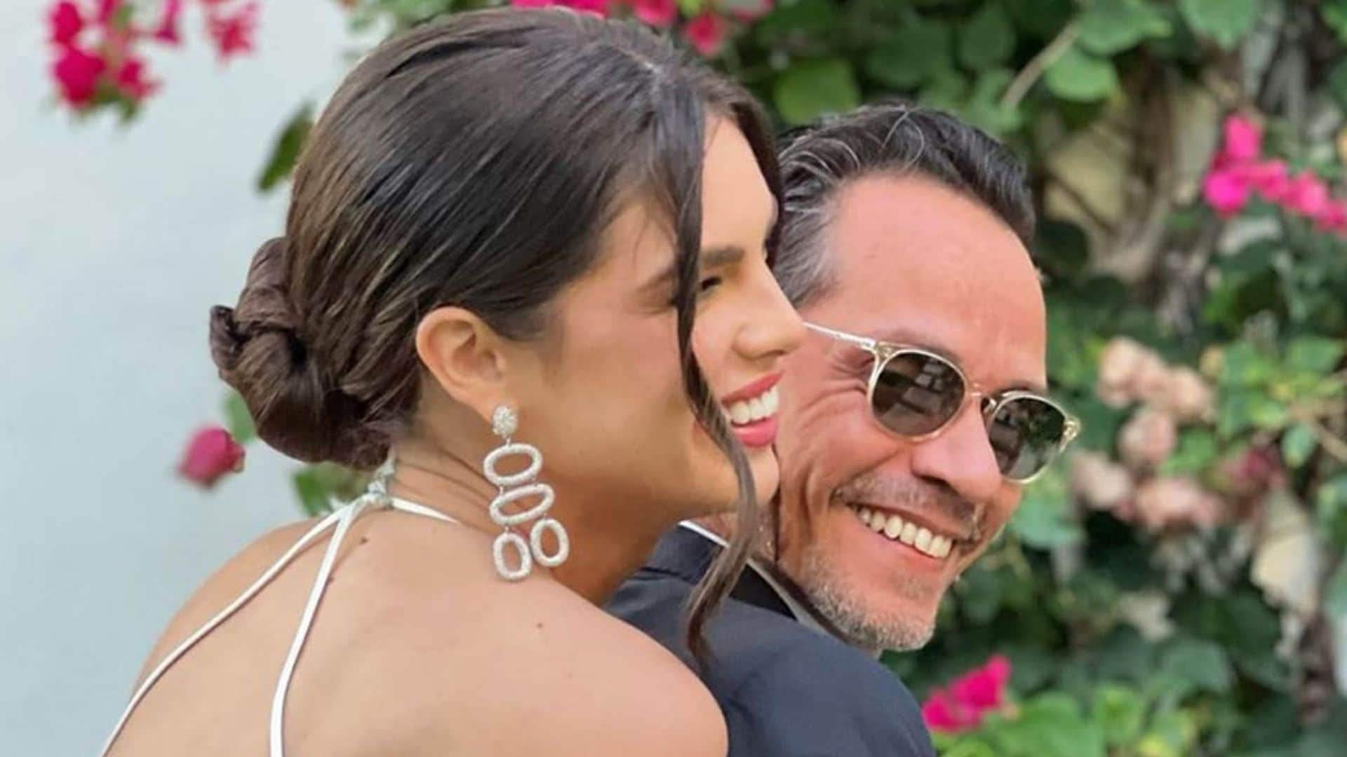 Marc Anthony brings girlfriend Nadia Ferreira to Brooklyn Beckham and Nicola Peltz’s wedding