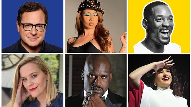 Bob Saget, Kali Uchis, Will Smith, Reese Witherspoon, Shaq, Rosalisa