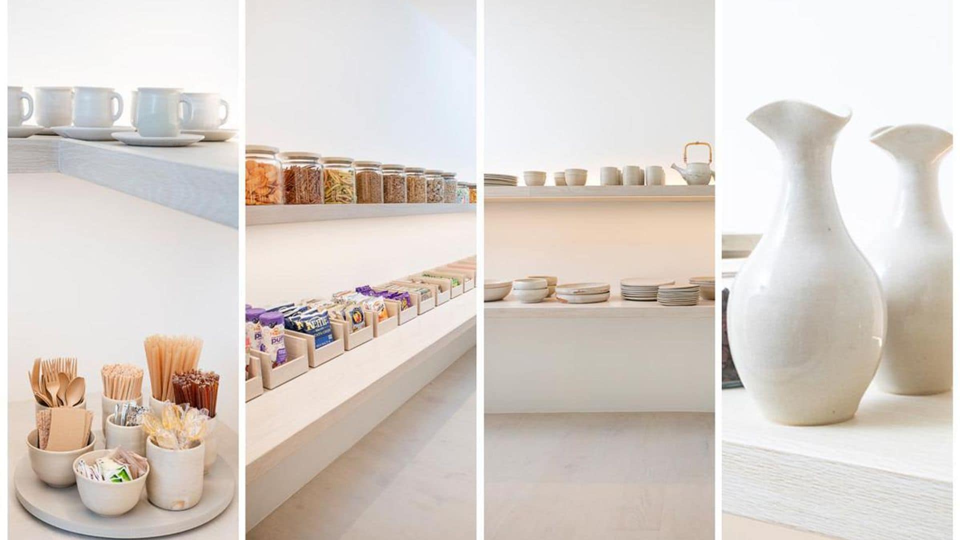 Kim Kardashian reorganized her super zen walking pantry