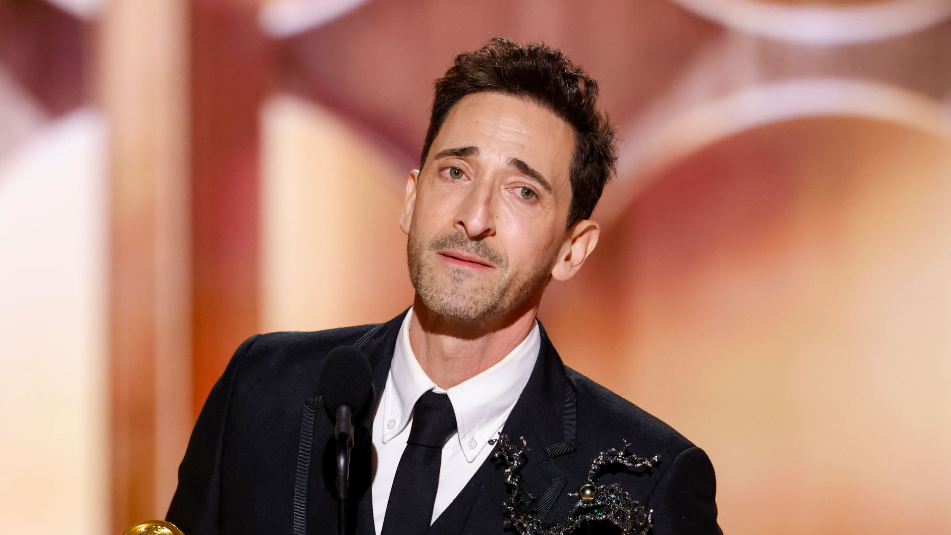 Watch Adrien Brody get emotional about the 'horrific' Los Angeles fires: 'This is our community'