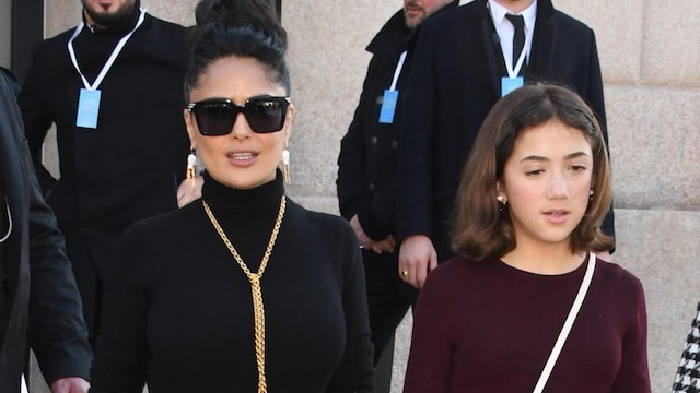 Salma Hayek with daughter Valentina Paloma