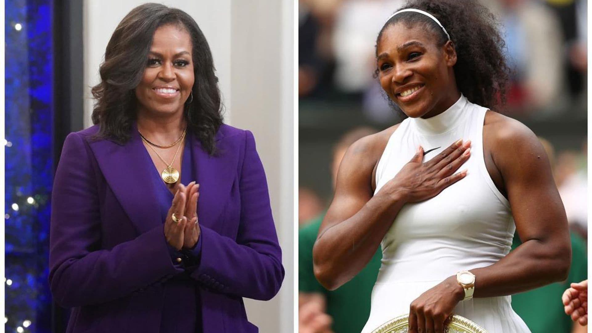 First Lady Michelle Obama reminds Serena Williams she will 'always be cheering' her