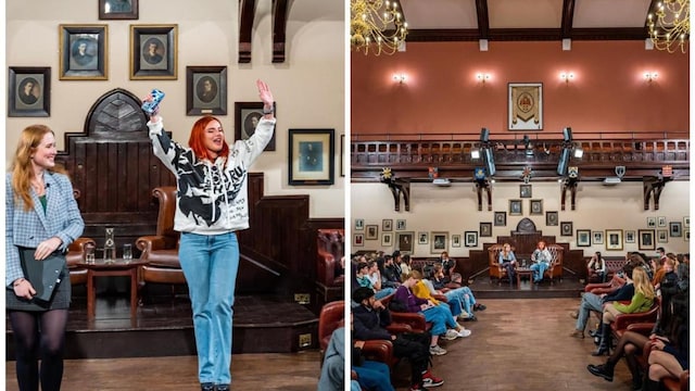 Bella Thorne at The Cambridge Union