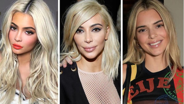 The Kardashian-Jenner sisters have gone for blonde at various stages