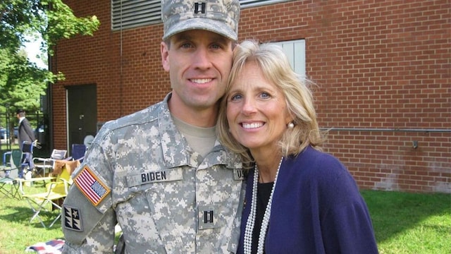 First Lady Dr. Jill Biden honors late stepson Beau Biden with her jewelry