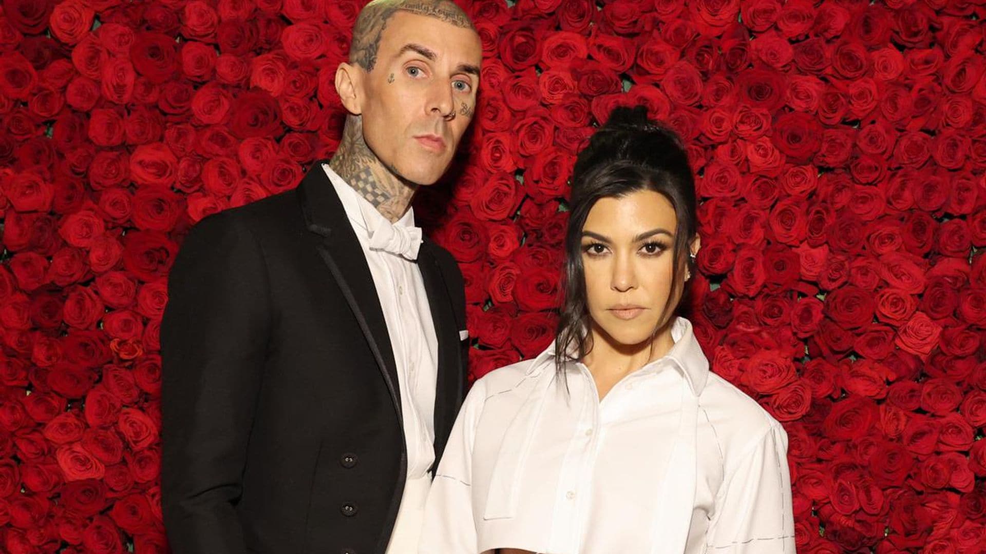 Kourtney Kardashian and Travis Barker began taking commercial flights to help the environment