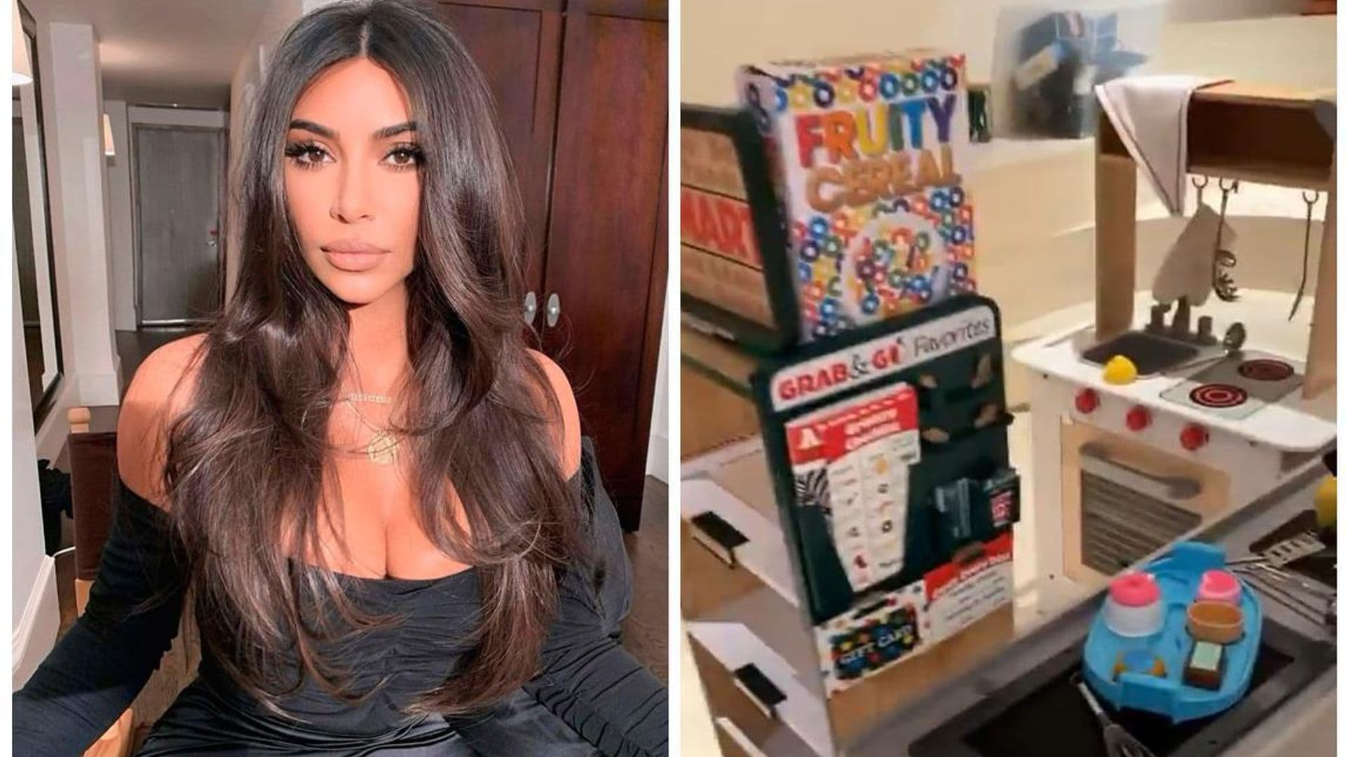 Kim Kardashian shows off her children’s out-of-this-world playroom - complete with concert stage and supermarket