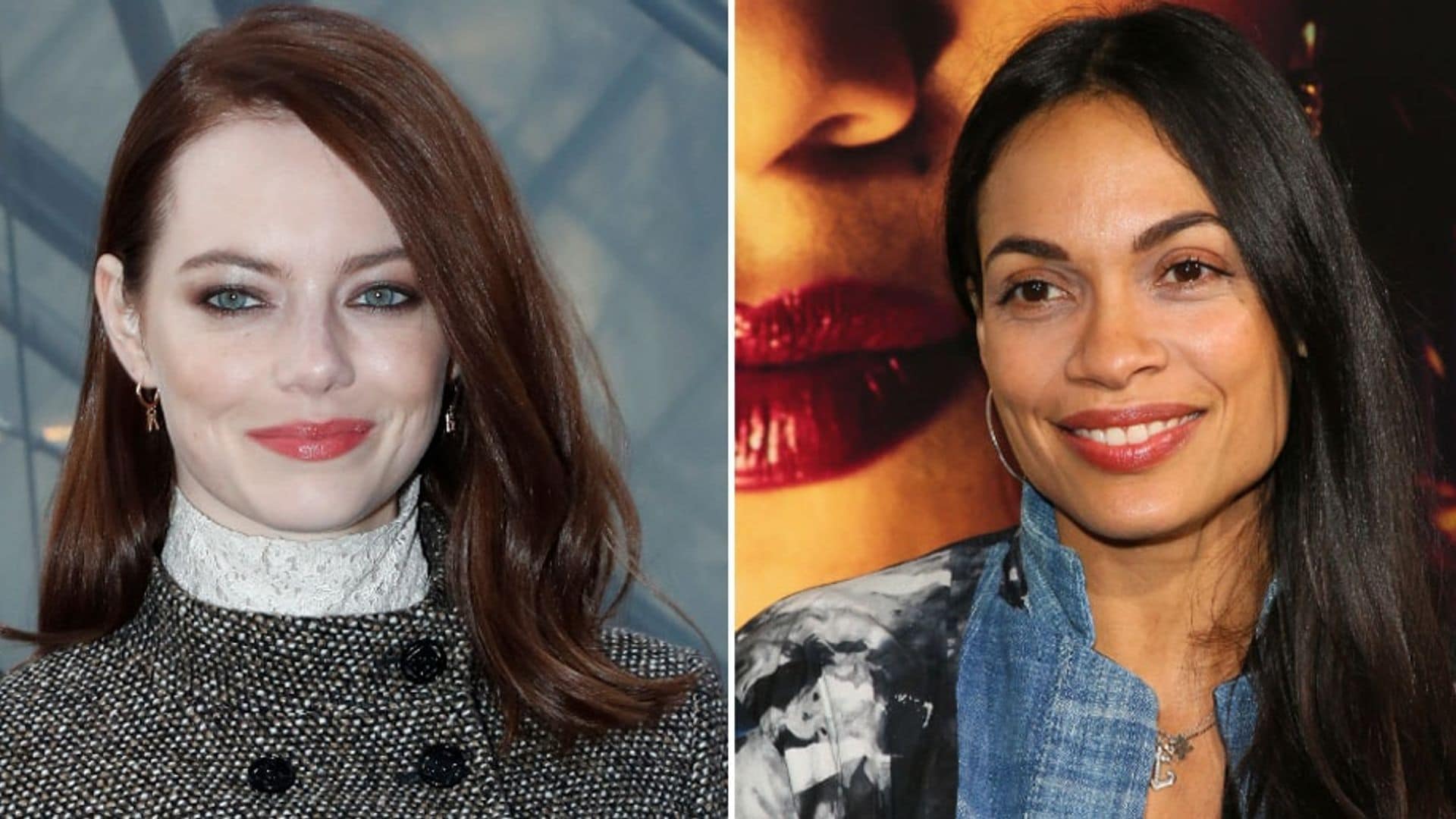 Rosario Dawson and Emma Stone