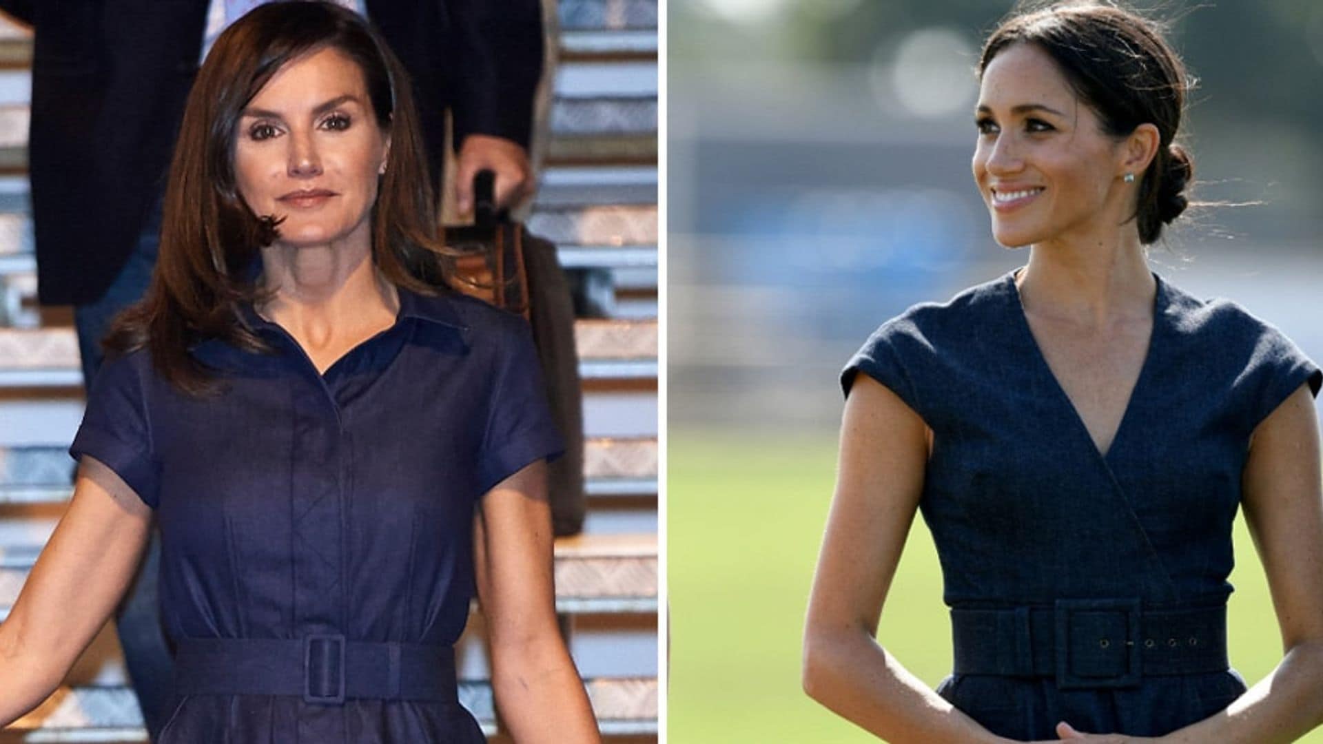 Queen Letizia and Meghan Markle rock the denim look of the season