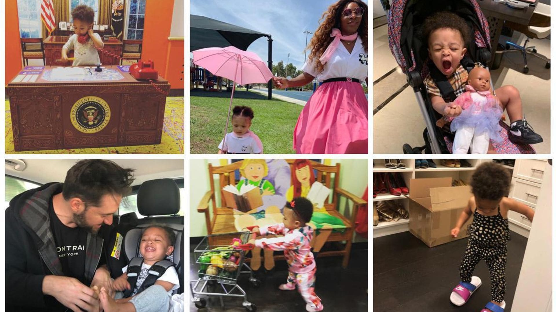 We can’t decide which one of these pics of Serena Williams’ daughter Olympia is the cutest