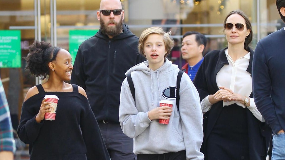 Brad Pitt's daughter Shiloh goes shopping with sister Zahara