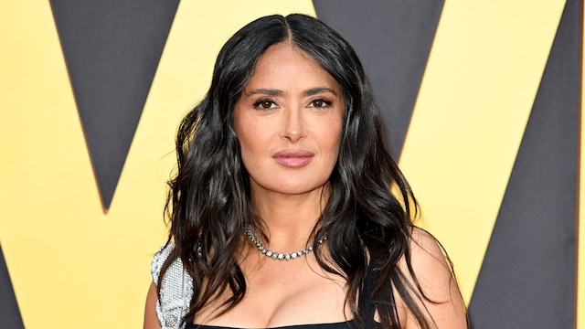  Salma Hayek attends the European "Blink Twice" premiere at Odeon Luxe Leicester Square on August 19, 2024, in London, England. (Photo by Jeff Spicer/Getty Images for Warner Bros. Pictures)