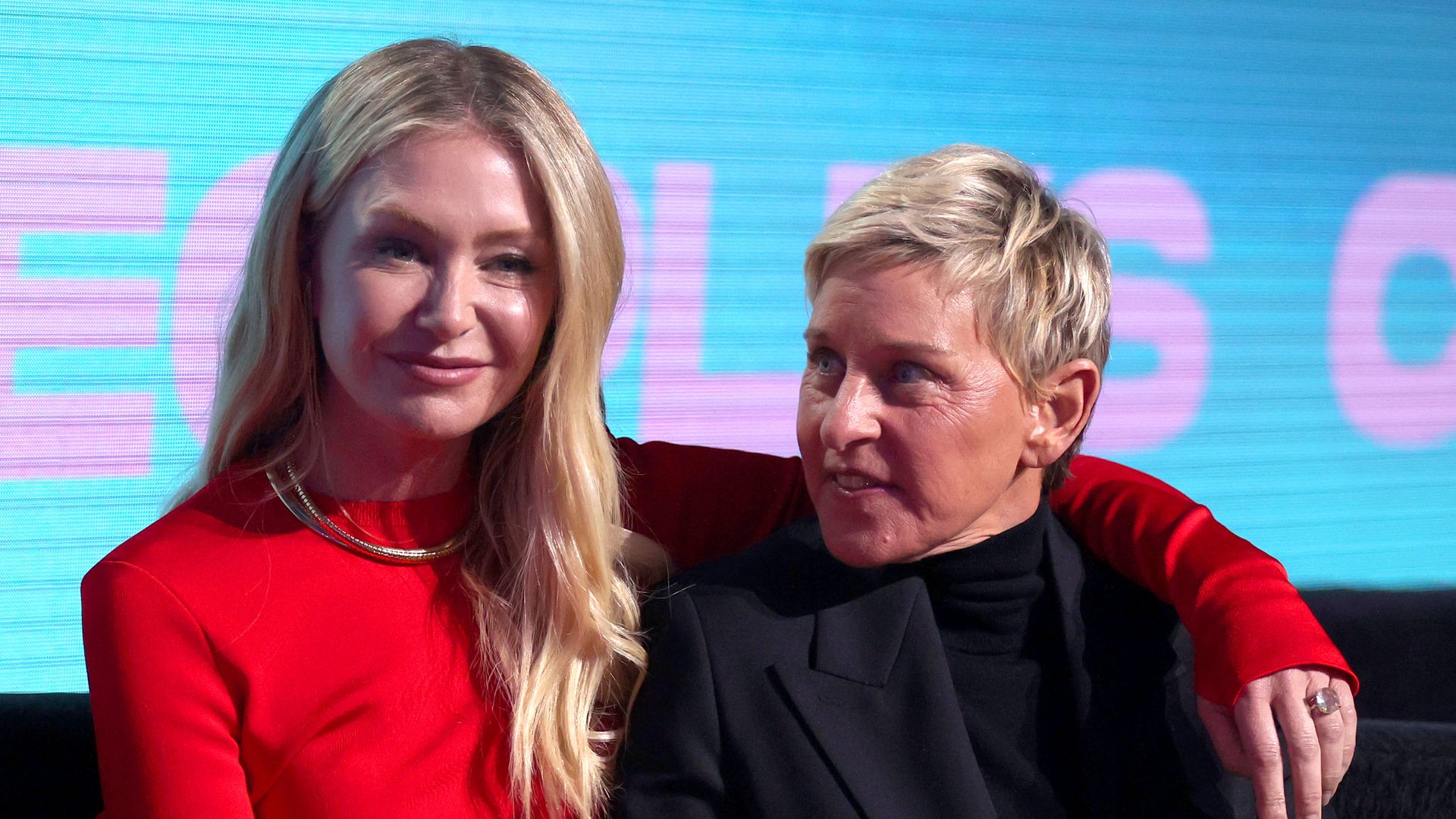 Ellen DeGeneres shares cute selfie with Portia de Rossi, and the backdrop might be their new home in the UK