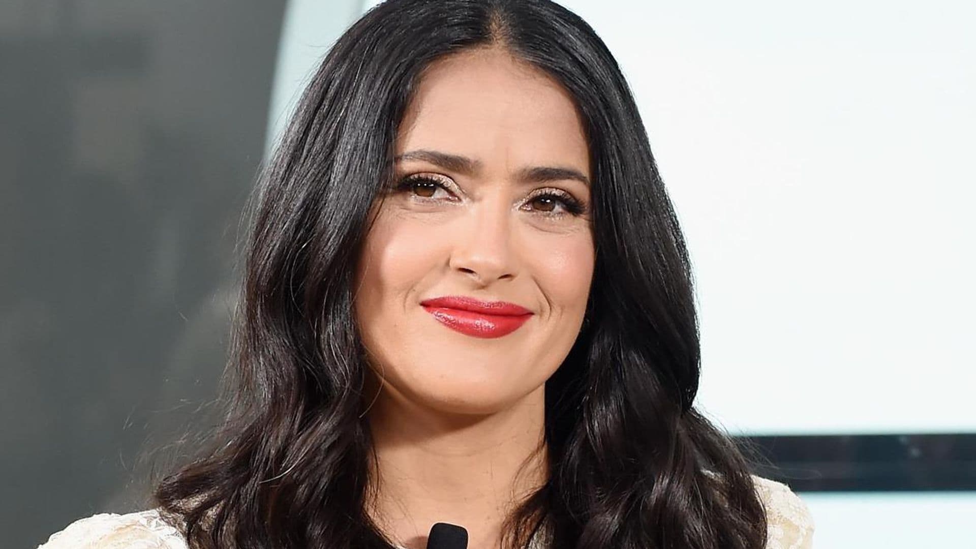 Salma Hayek’s baby Bee is doing social distancing in the most luxurious way