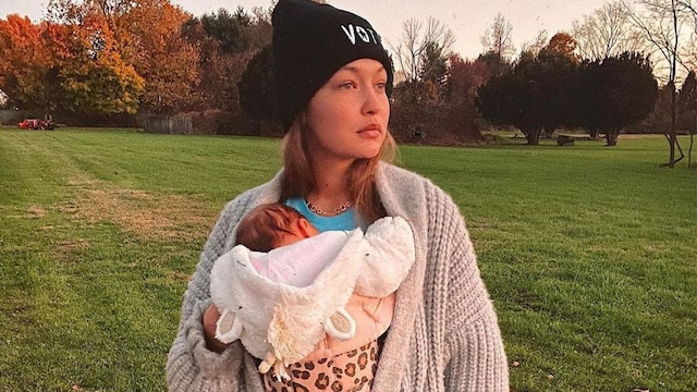 Gigi Hadid and new baby