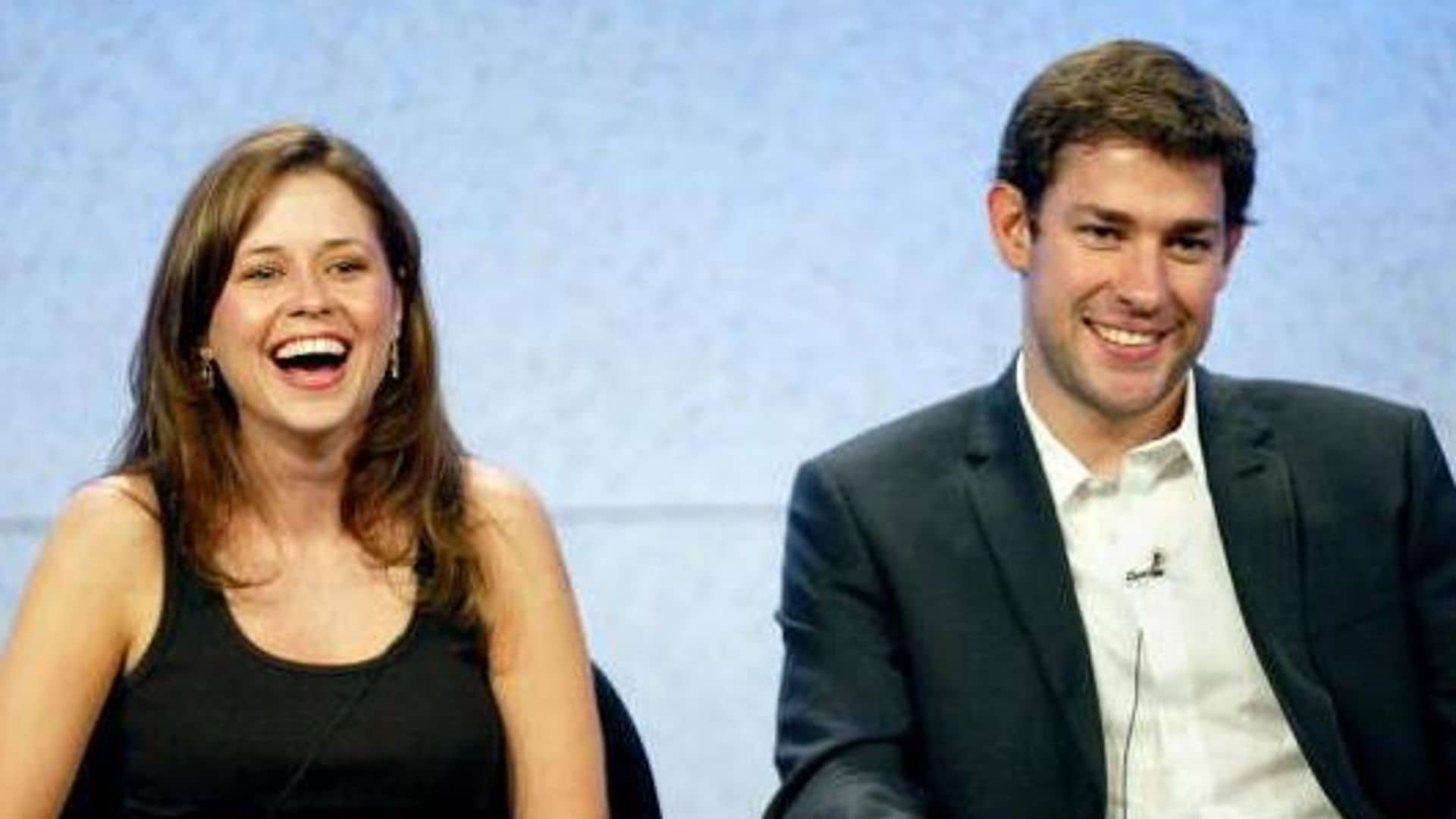 John Krasinski responds to Jenna Fischer saying they were 'genuinely in love'