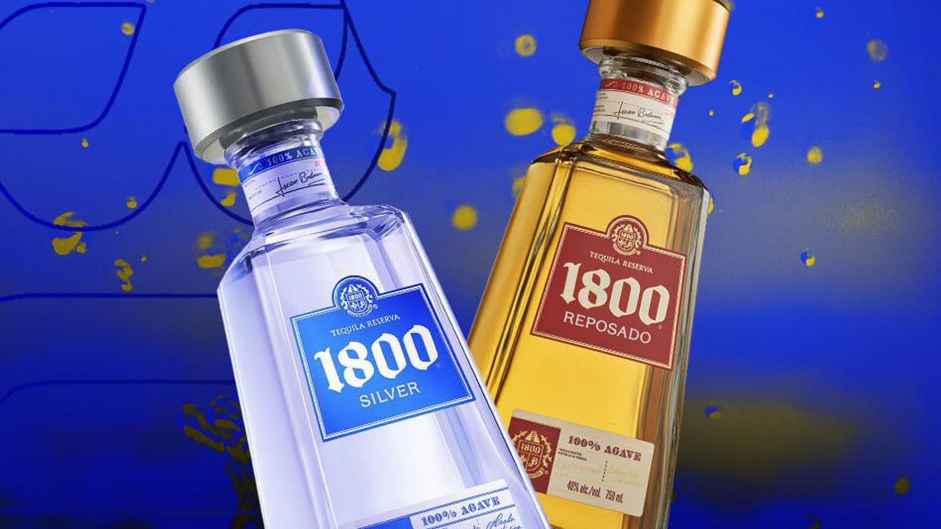 1800 Tequila bottles