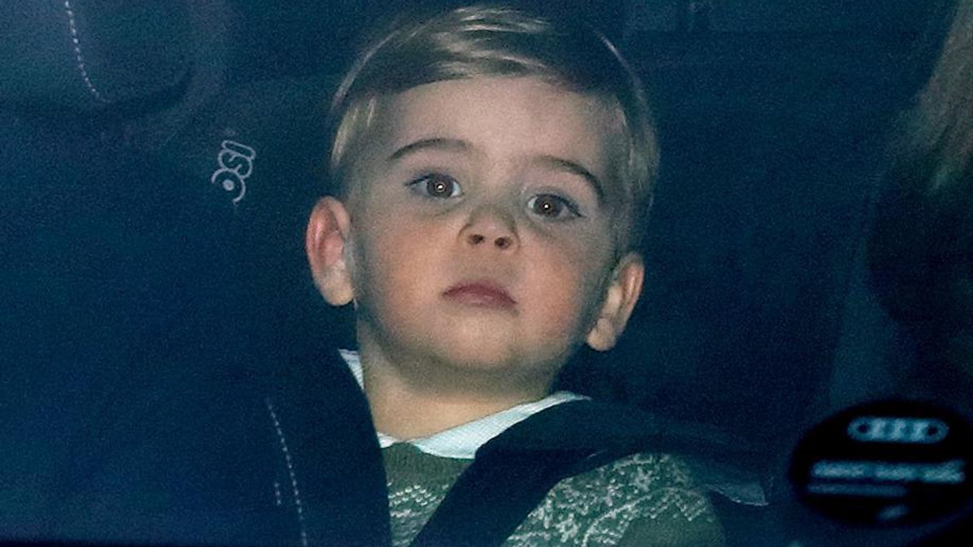 George’s mini-me! Prince Louis looks all grown up at first public outing in months - See all the pictures