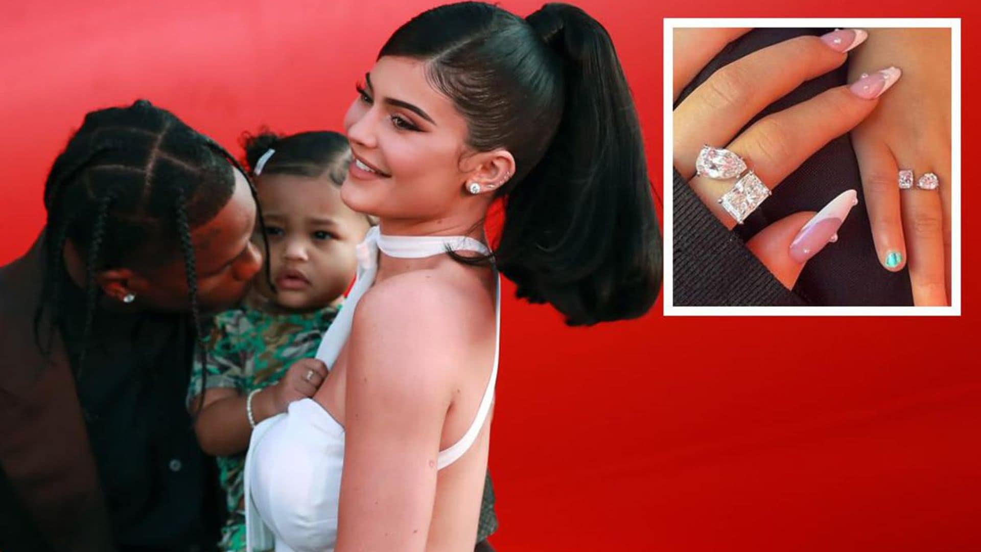 Kylie Jenner and Stormi now have matching diamond rings thanks to daddy Travis Scott