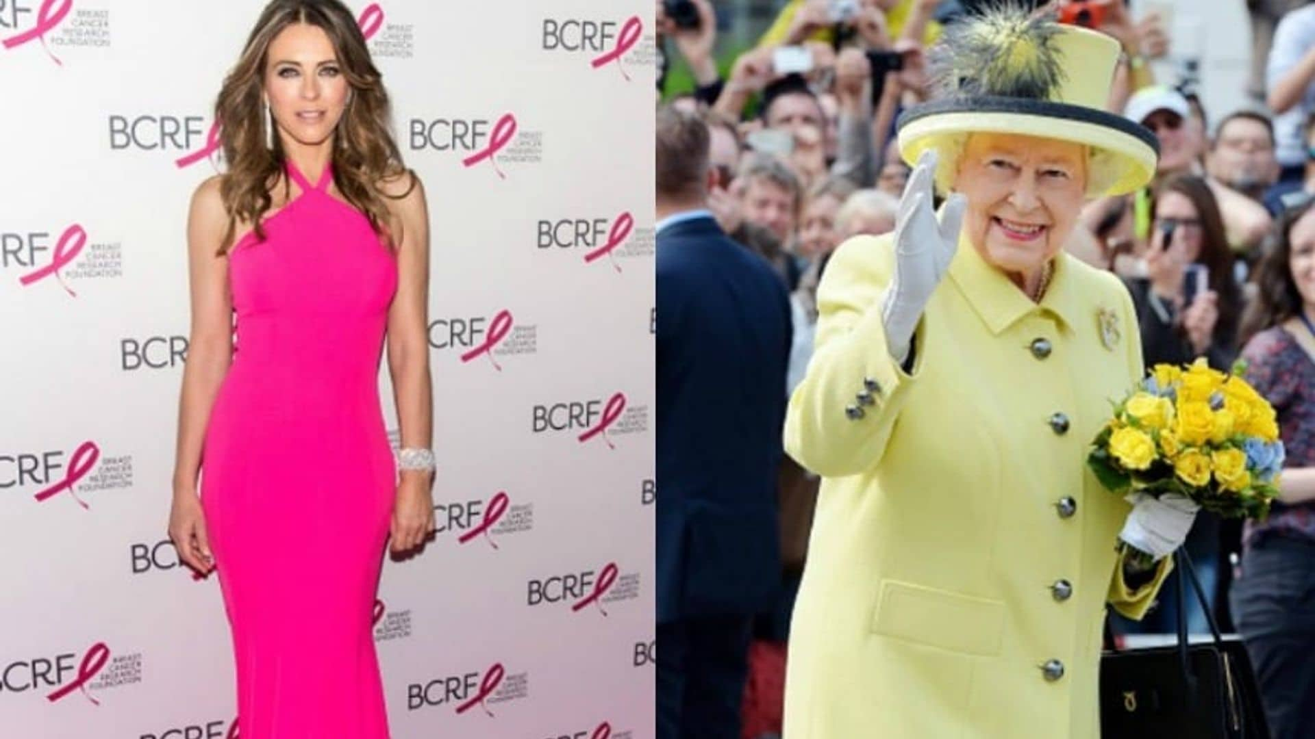 Elizabeth Hurley: I wrote a letter to Queen Elizabeth – and she wrote me back!