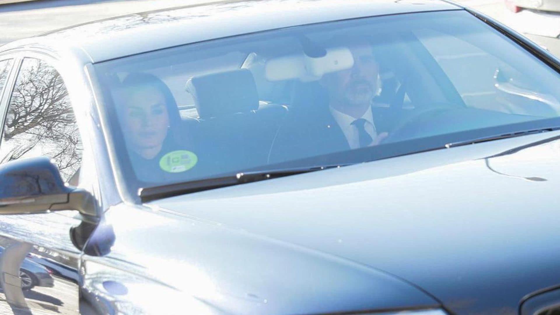 Spanish royals attend the funeral of King Felipe’s aunt Doña Pilar de Borbón