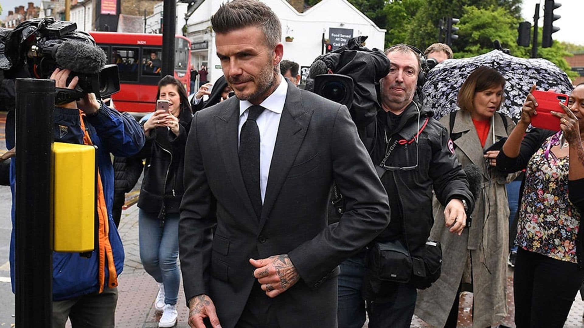 David Beckham and his seriously elegant courthouse fashion