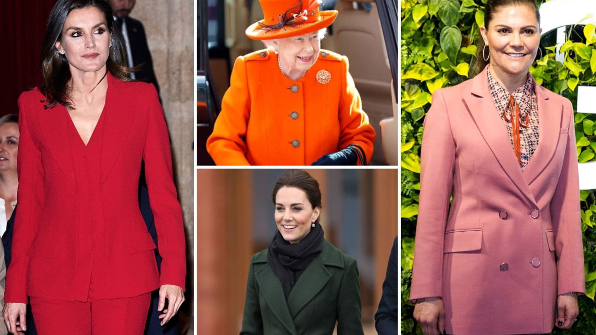 Living Color: The royal ladies suited up in vibrant hues and statement looks