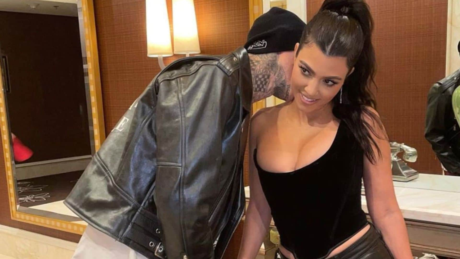 Kourtney Kardashian and Travis Barker are living it up in Sin City