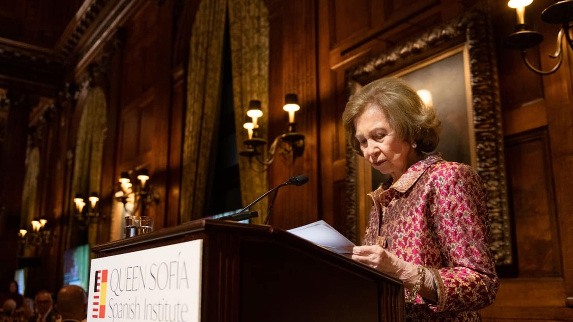 Queen Sofia of Spain presented Carmen Iglesias, Jose Andres, and Carlos Slim the 'Sophia Awards for Excellence'