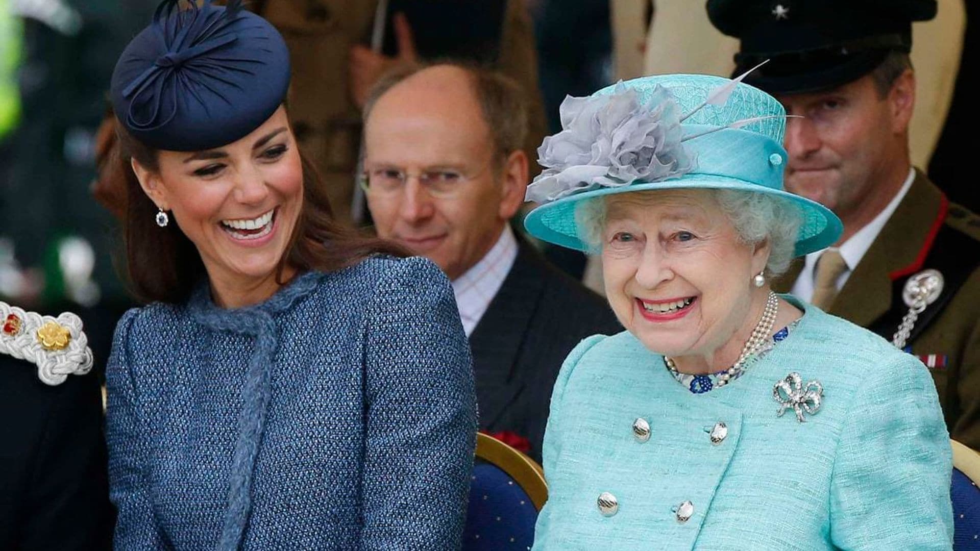 Kate Middleton and Queen Elizabeth had a twinning style moment