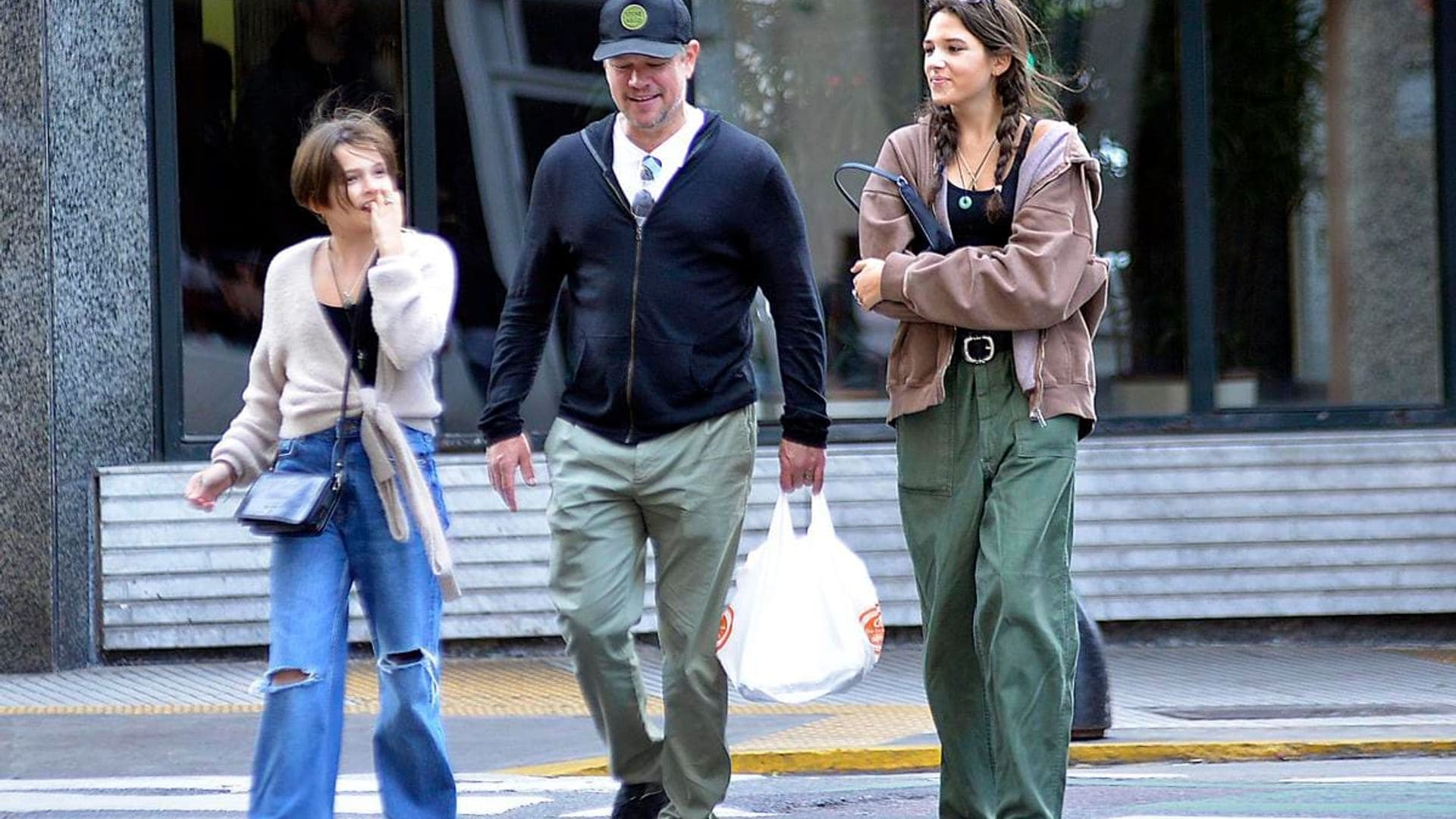 Matt Damon and his family enjoy their vacation in Argentina