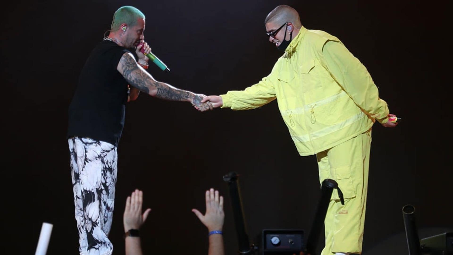 J Balvin and Bad Bunny take the stage to kick off a series of inspiring concerts in Texas