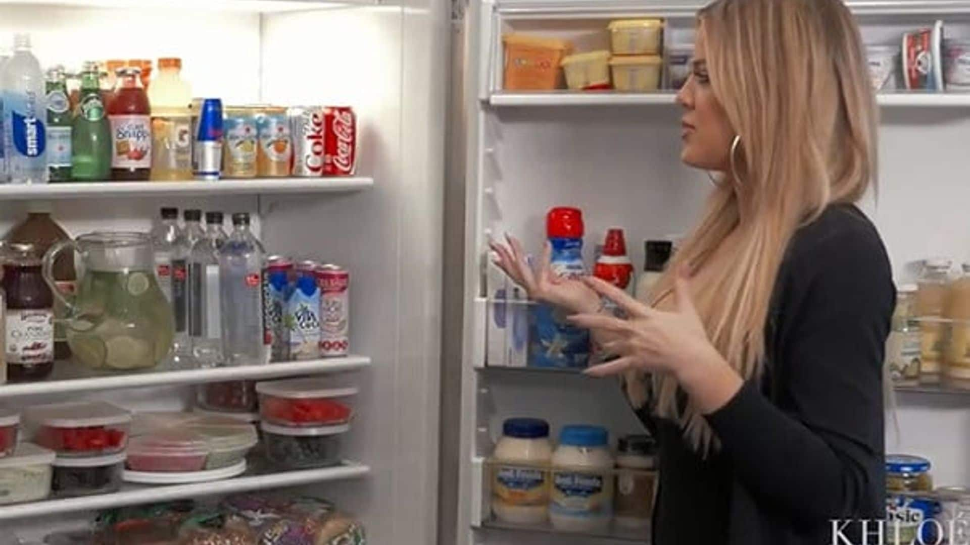 Khloé Kardashian explains method behind her very well-organized refrigerator