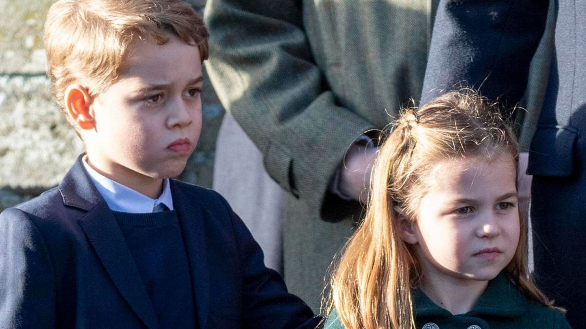 Prince George and Princess Charlotte steal the show in their debut at Sandringham