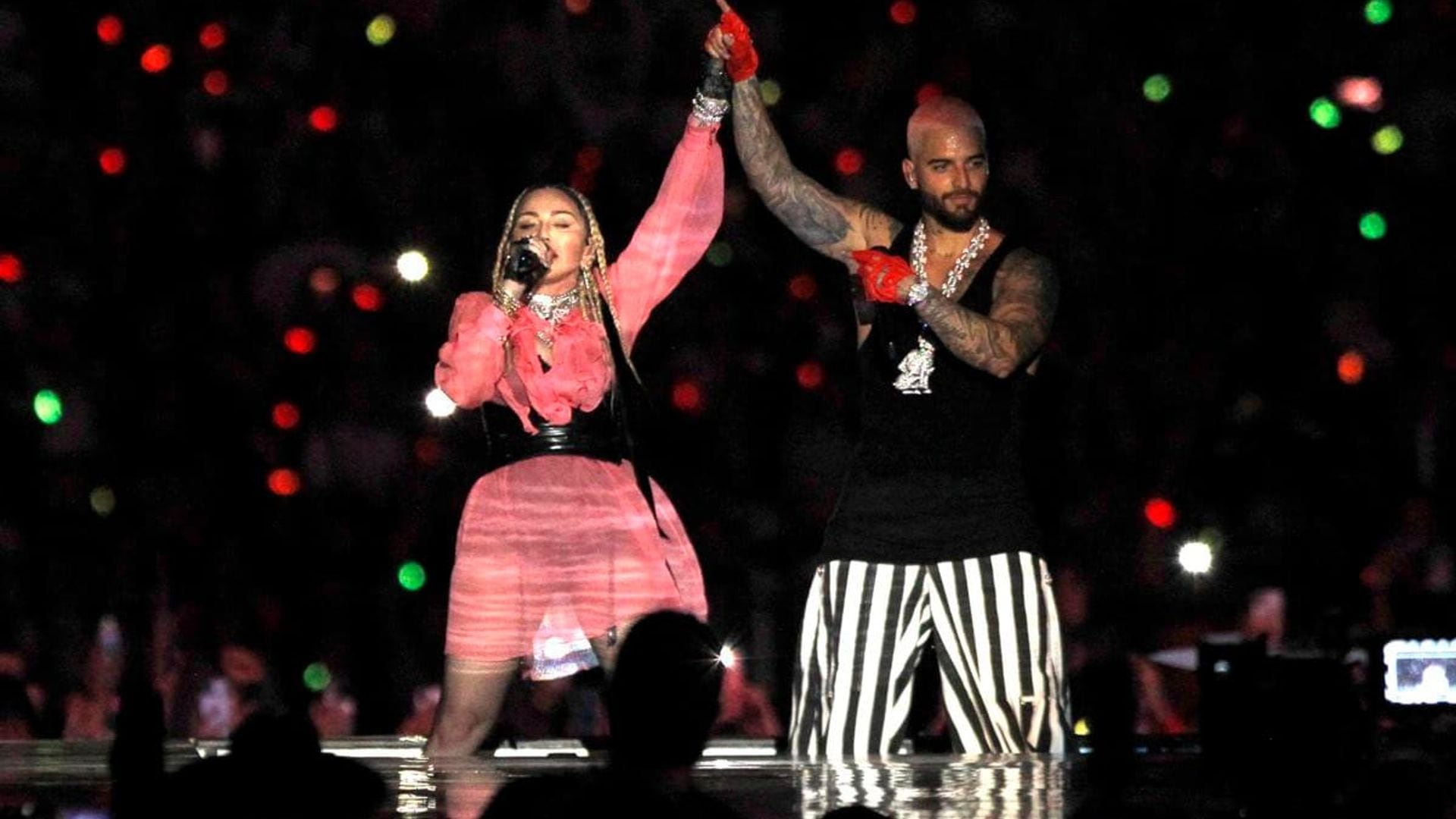 Madonna makes a special appearance in Maluma’s Medellin concert