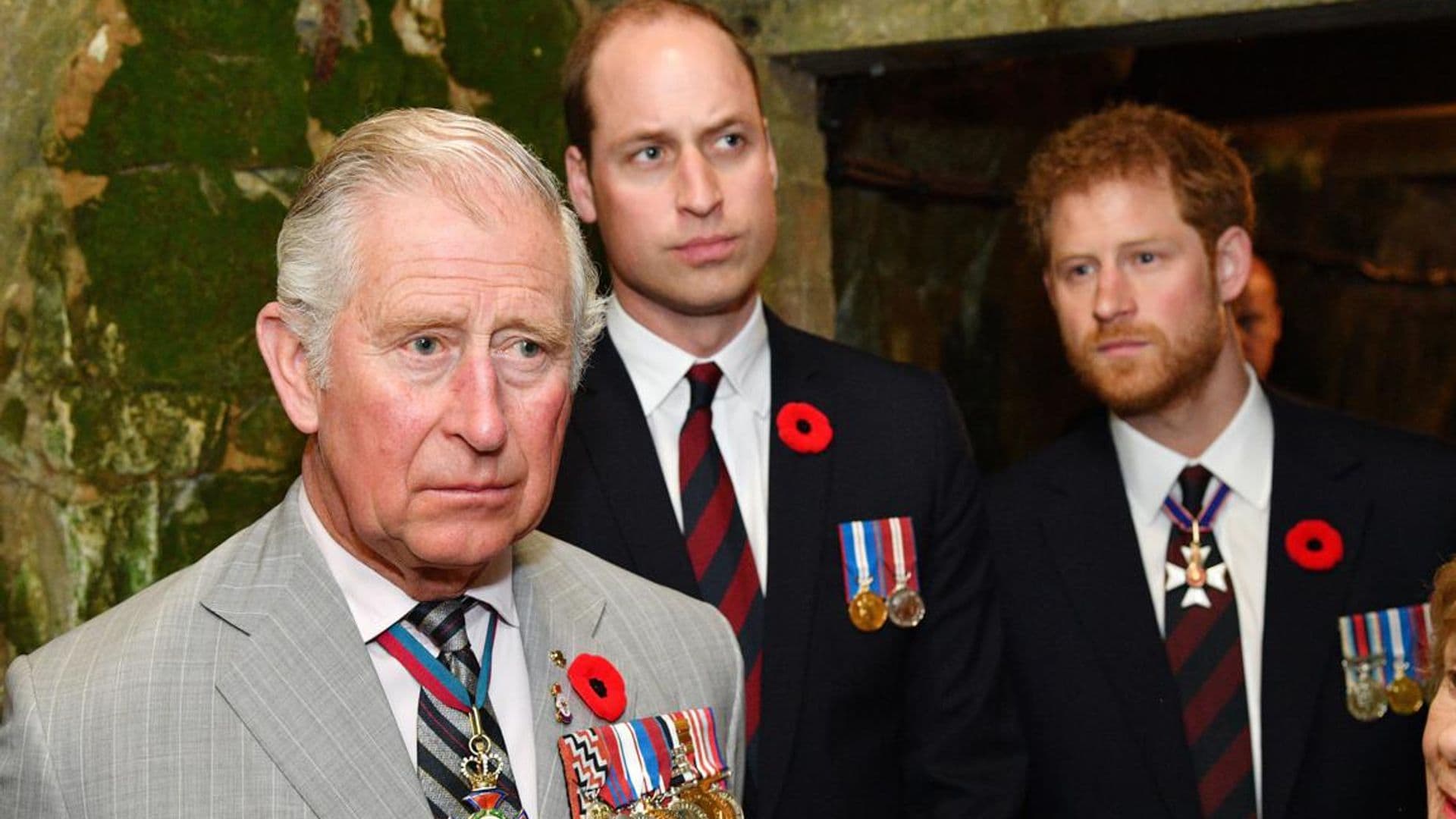 How Prince Harry and Prince William learned their dad has coronavirus