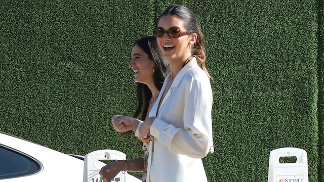 Kendall Jenner Goes Braless & Showcases her Endless Legs in White Outfit