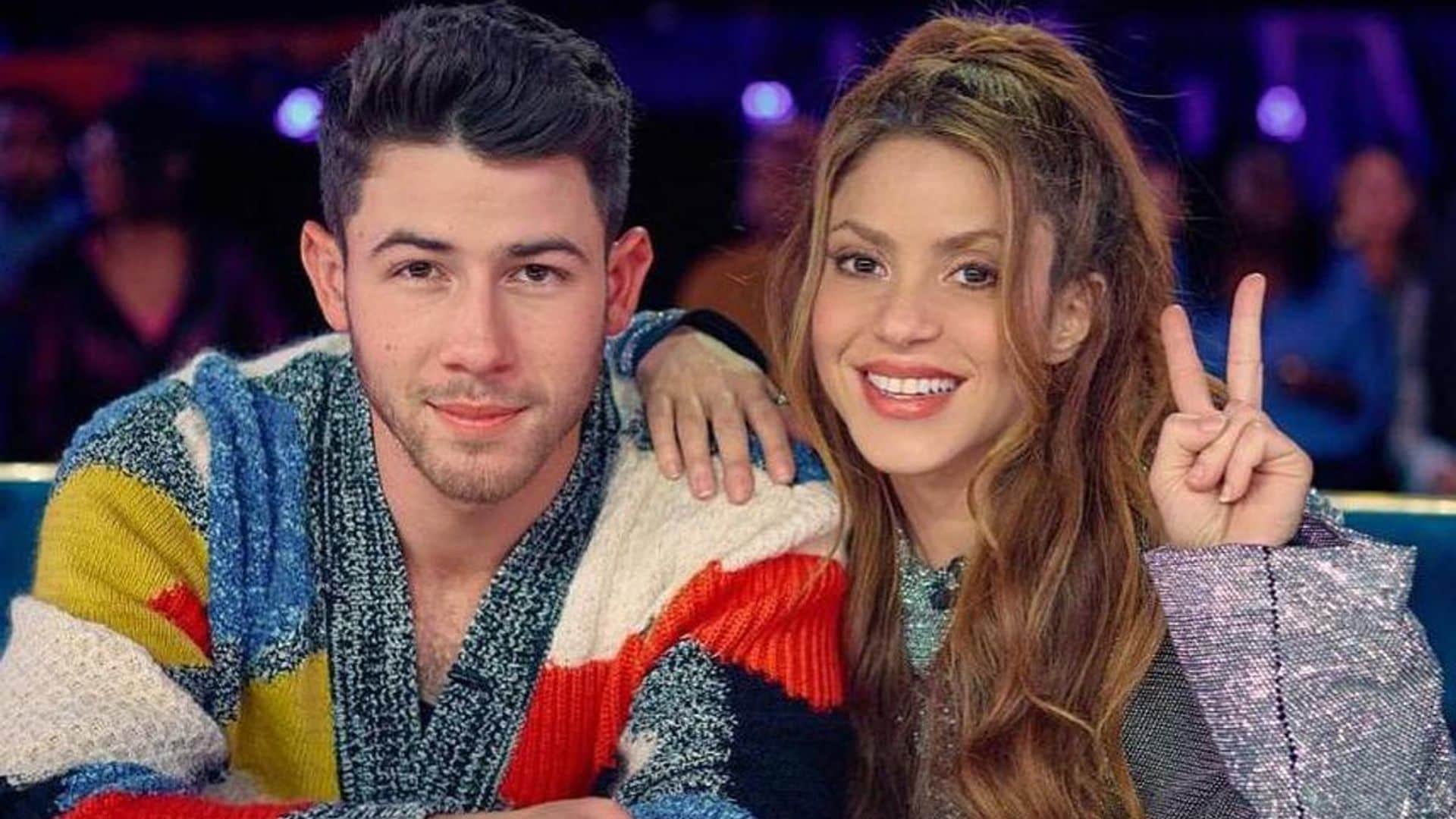 Shakira and Nick Jonas
