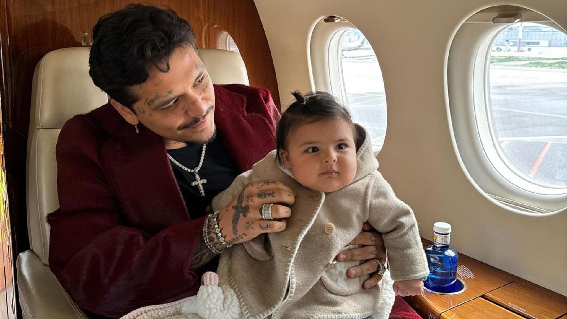 Christian Nodal dedicates an emotional message to his daughter Inti on his first Father’s Day