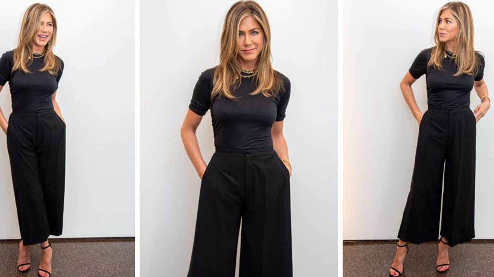 For $120, you can achieve Jennifer Aniston´s comfortable, smart and stylish look